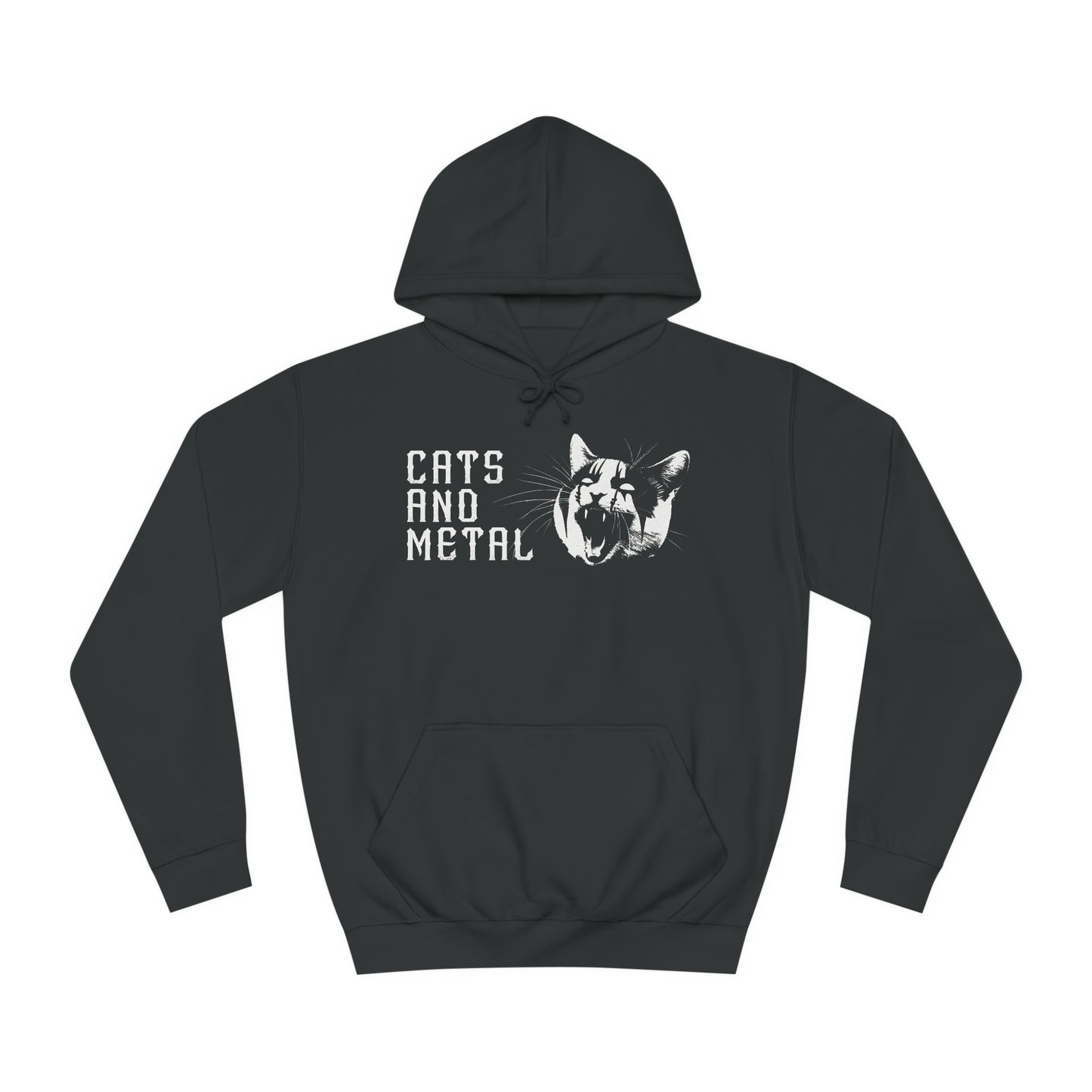 Cats and Metal Hooded Sweatshirt