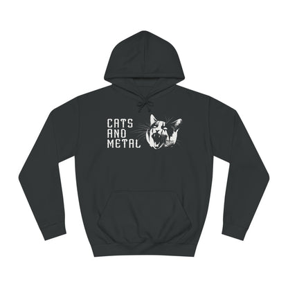 Cats and Metal Hooded Sweatshirt