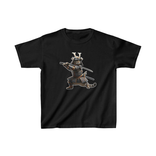 Samurai Whiskers Youth T Shirt