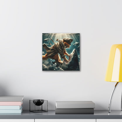 Skipper's Standoff - Canvas Print