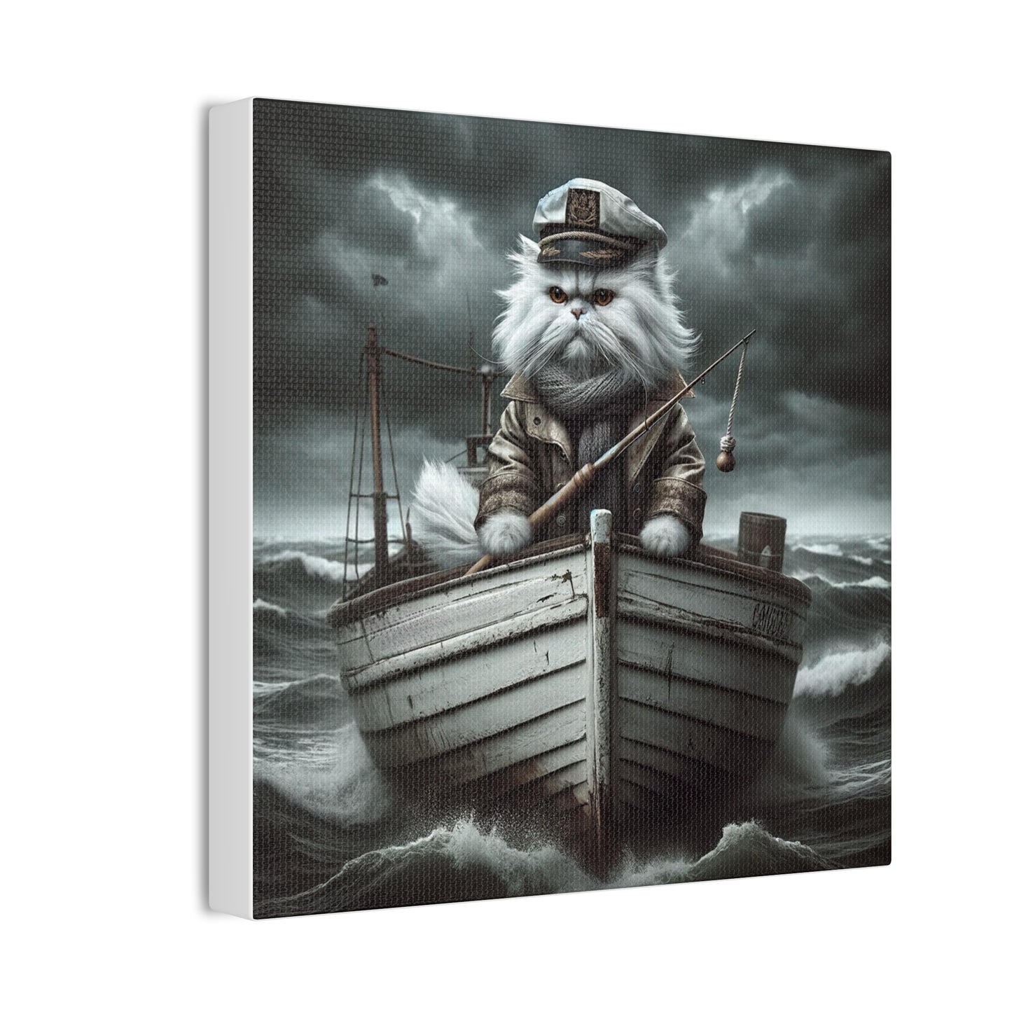 Admiral Whiskerwaves - Canvas Print