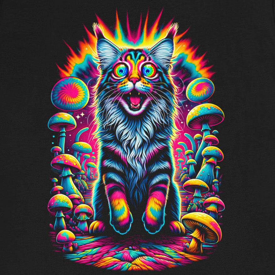 Psychedelic Maine Coon