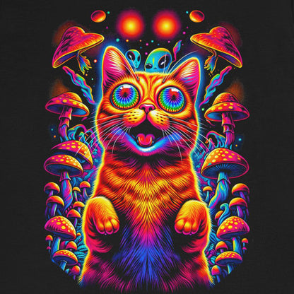 Psychedelic Orange Cat